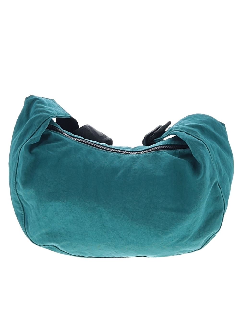HTF BAGGU MEDIUM NYLON CRESCENT HOBO BAG - MALACHITE - Picture 5 of 7